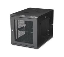 StarTech 12U 19" Wall Mount Network Cabinet - 4 Post 24" Deep Hinged Server Room Data Cabinet- Locking Computer Equipment Enclosure w/Shelf - Flexible Vented IT Rack - Pre-Assembled