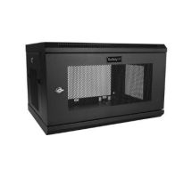 StarTech 2 Post 6U 19" Wall Mount Network Cabinet - 15" Deep Locking IT Switch Depth Enclosure - Vented Computer/Electronics Equipment Data Rack w/Shelf & Hook & Loop Tape /Assembled