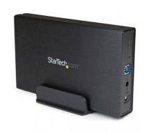 StarTech 3.5in Black USB 3.0 External SATA III Hard Drive Enclosure with UASP SATA 6 Gbps �� Portable External HDD