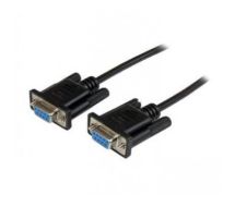 StarTech 1m Black DB9 RS232 Serial Null Modem Cable F/F