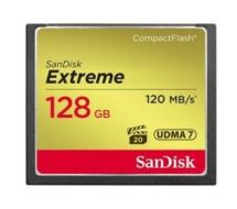 Sandisk CF Extreme 128GB memory card CompactFlash