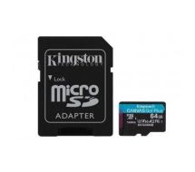 Kingston Canvas Go! Plus memory card 64 GB MicroSD Class 10 UHS-I