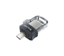 Sandisk Ultra Dual m3.0 USB flash drive 64 GB USB Type-A / Micro-USB 3.2 Gen 1 (3.1 Gen 1) Black,Silver,Transparent