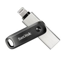 SanDisk iXpand USB flash drive 64 GB USB Type-A / Lightning 3.2 Gen 2 (3.1 Gen 2) Black, Silver