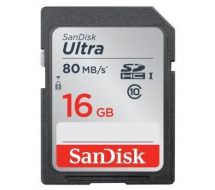 Sandisk Ultra memory card 16 GB SDHC Class 10 UHS-I