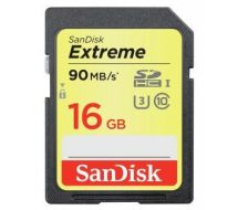 Sandisk Extreme memory card 16 GB SDHC Class 10 UHS-I