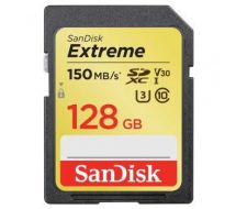 Sandisk Exrteme 128 GB memory card SDXC Class 10 UHS-I