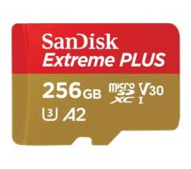 Sandisk 256GB Extreme Plus microSDXC memory card Class 10