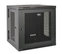 Tripp Lite 10U Wall-Mount Server Rack Enclosure Cabinet with Hinged Back, Low Profile and Switch-Depth