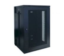 Tripp Lite 18U SmartRack Low-Profile Wall-Mount Rack Enclosure Cabinet, Switch-Depth, Hinged Back