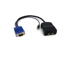 StarTech 2 Port VGA Video Splitter with Audio - USB Powered