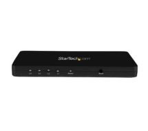 StarTech 4K HDMI 4-Port Video Splitter 1x4 HDMI Splitter w/ Solid Aluminum Housing 4K 30Hz