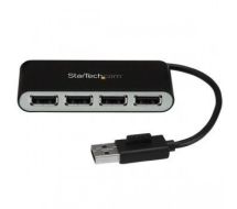 StarTech 4-Port Portable USB 2.0 Hub with Built-in Cable