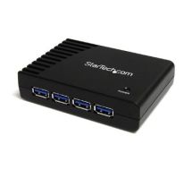 StarTech 4 Port Black SuperSpeed USB 3.0 Hub