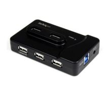 StarTech 6 Port USB 3.0 / USB 2.0 Combo Hub with 2A Charging Port �� 2x USB 3.0 & 4x USB 2.0