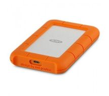 LaCie Rugged USB-C external hard drive 4000 GB Orange,Silver