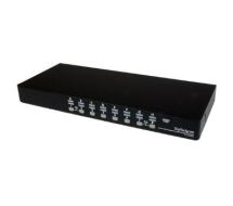 StarTech 16 Port 1U Rackmount USB KVM Switch Kit with OSD and Cables