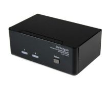 StarTech 2 Port Dual DVI USB KVM Switch with Audio & USB 2.0 Hub