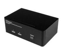 StarTech 2-Port DisplayPort Dual-Monitor KVM Switch - 4K 60Hz