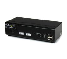 StarTech 2 Port USB VGA KVM Switch with DDM Fast Switching and Cables