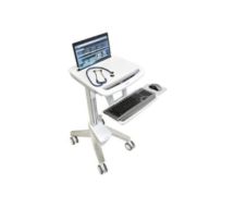 EMR Laptop Cart, SV40 - Wagen -Notebook/Tastatur/Maus - Kunststoff, Alum