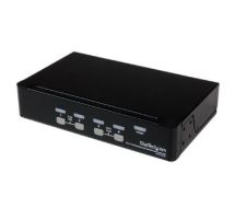 StarTech 4 Port 1U Rackmount USB KVM Switch with OSD