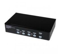 StarTech 4 Port High Resolution USB DVI Dual Link KVM Switch with Audio