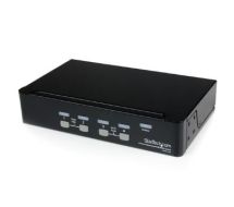 StarTech 4 Port Professional VGA USB KVM Switch with Hub