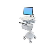 Cart with LCD Arm, SLA Powered, 1 Tall Drawer - Wagen -LCD-Display / PC-