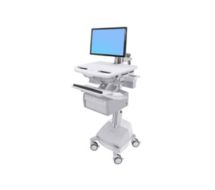 Cart with LCD Arm, SLA Powered, 2 Tall Drawers - Wagen -LCD-Display / PC