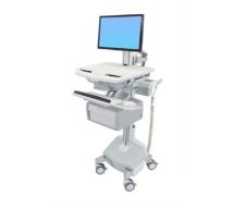 Cart with LCD Pivot, LiFe Powered, 1 Tall Drawer - Wagen -LCD-Display /