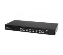 StarTech 8 Port 1U Rackmount USB KVM Switch Kit with OSD and Cables