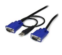 StarTech 10 ft Ultra Thin USB VGA 2-in-1 KVM Cable