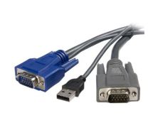 StarTech 10 ft Ultra-Thin USB VGA 2-in-1 KVM Cable