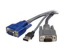 StarTech 6 ft Ultra-Thin USB VGA 2-in-1 KVM Cable