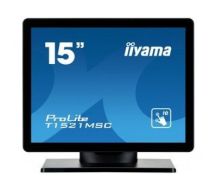 iiyama ProLite T1521MSC-B1 touch screen monitor 38.1 cm (15") 1024 x 768 pixels Black Multi-touch Tabletop