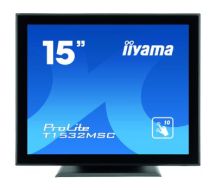 iiyama ProLite T1532MSC-B5AG touch screen monitor 38.1 cm (15") 1024 x 768 pixels Black