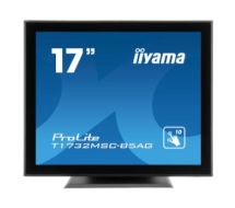 iiyama ProLite T1732MSC-B5AG touch screen monitor 43.2 cm (17") 1280 x 1024 pixels Black Multi-touch