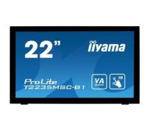 iiyama ProLite T2235MSC touch screen monitor 54.6 cm (21.5") 1920 x 1080 pixels Black Multi-touch Tabletop