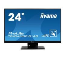 iiyama ProLite T2454MSC-B1AG touch screen monitor 60.5 cm (23.8") 1920 x 1080 pixels Black Multi-touch Multi-user