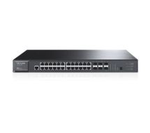 TP-LINK JetStream 28-Port Gigabit Stackable L3 Managed Network Switch