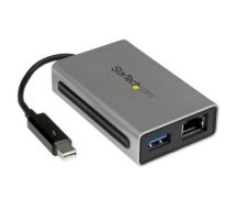 StarTech Thunderbolt to Gigabit Ethernet plus USB 3.0 - Thunderbolt Adapter