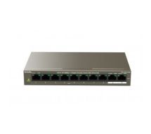 Tenda TEF1110P-8-102W network switch Fast Ethernet (10/100) Grey Power over Ethernet (PoE)