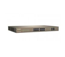 Tenda TEF1218P-16-250W network switch L2 Fast Ethernet (10/100) Grey Power over Ethernet (PoE)