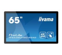 iiyama ProLite 165.1 cm (65") IPS 4K Ultra HD Touchscreen Interactive flat panel Black