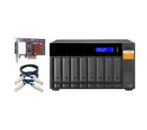 QNAP TL-D800S storage drive enclosure 25/35" HDD/SSD enclosure Black,