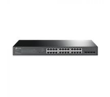 TP-Link JetStream 28-Port Gigabit Smart PoE Switch with 24-Port PoE+