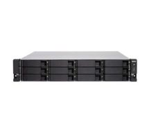 QNAP TS-1283XU-RP NAS Rack (2U) Ethernet LAN Black E-2124