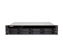 QNAP TS-877XU-RP NAS Rack (2U) Ethernet LAN Black, Grey 2600