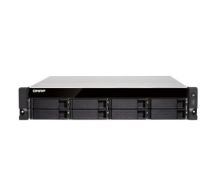 QNAP TS-883XU-RP NAS Rack (2U) Ethernet LAN Aluminium, Black E-2124